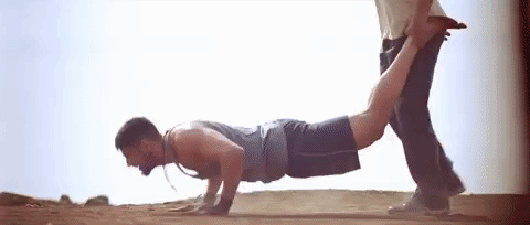 work out bollywood GIF