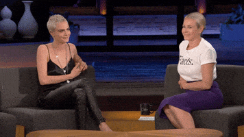 excited cara delevingne GIF by Chelsea Handler