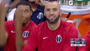 i cant hear you stand up GIF by NBA