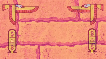 theokelo teen titans pyramid scheme GIF