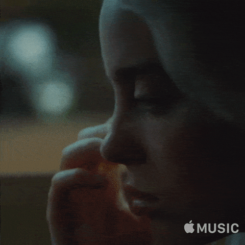 applemusic feels billie eilish apple music bellyache GIF