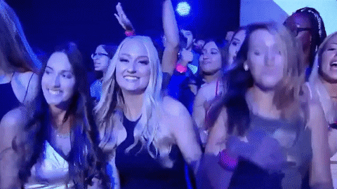 2017 MTV Video Music Awards dancing fans crowd vmas GIF