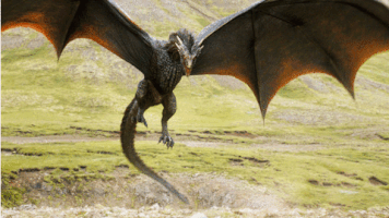 djn_71 dragon gameofthrones drogon viserion GIF