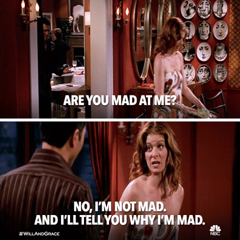 Season 6 Couple Fight GIF by Will & Grace - Find & Share on GIPHY