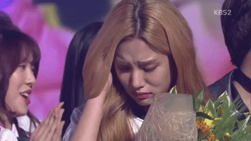 k-pop crying GIF