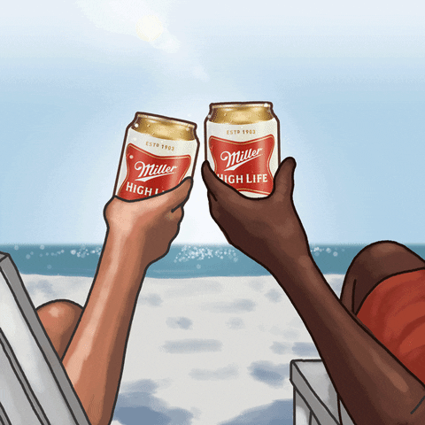 Happy Hour Drinking GIF by Miller High Life