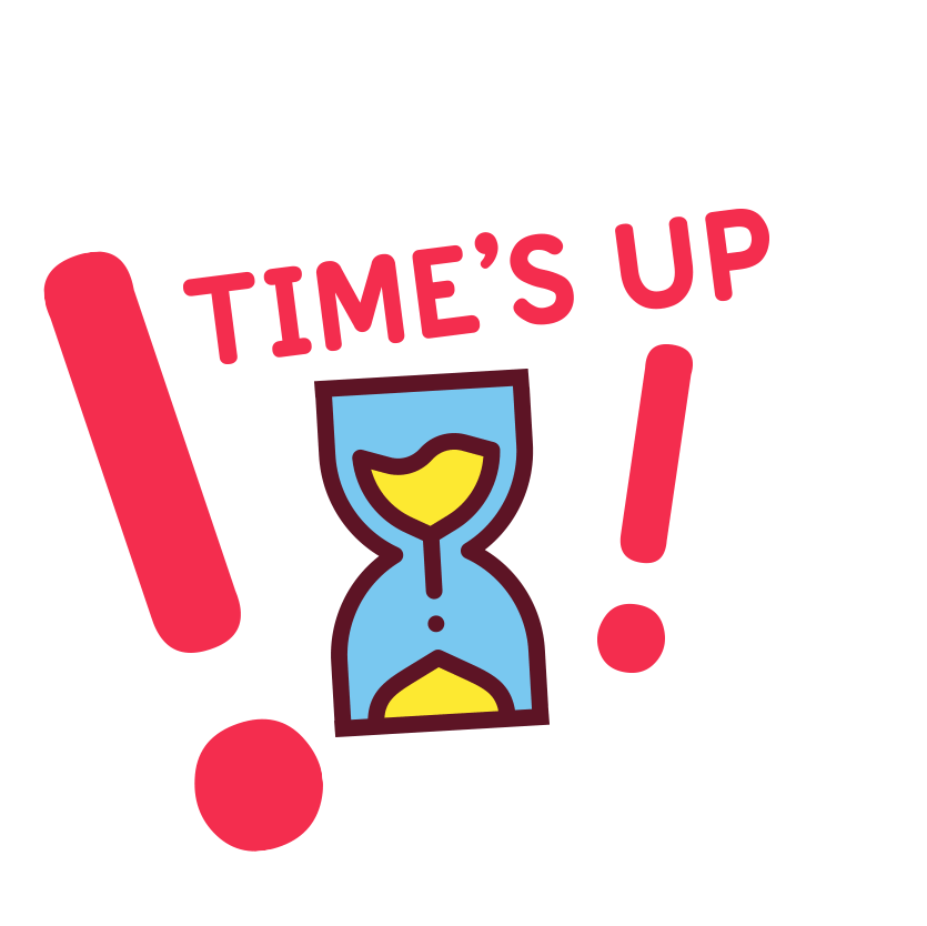 Die Times Up Sticker by Maura Zulfa for iOS & Android GIPHY