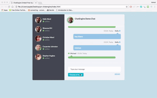 Javascript Chatengine GIF