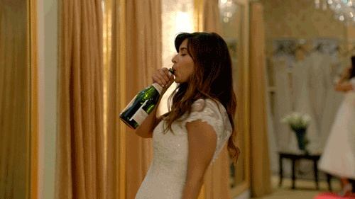 hannah simone drinking GIF by New Girl