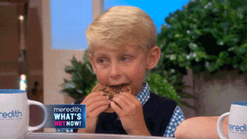 chocolate chip kids GIF by The Meredith Vieira Show