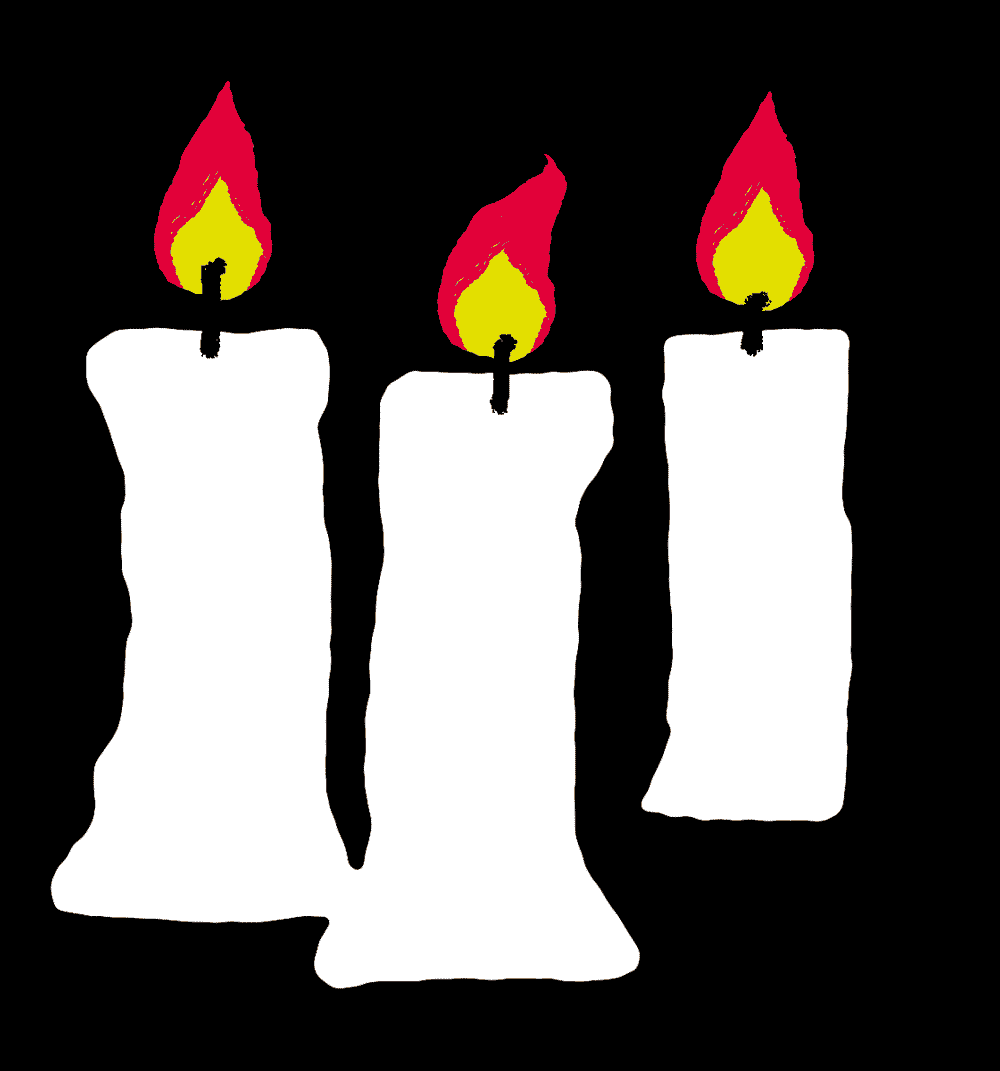 flame candles GIF by Daniel Zender