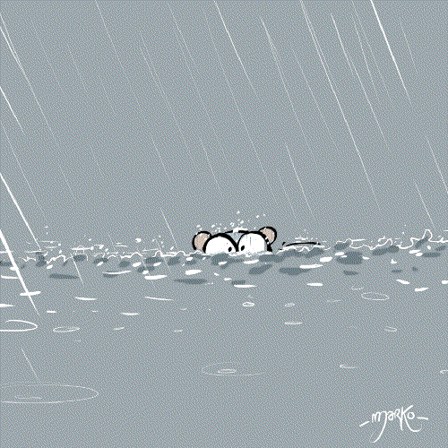rain mouse GIF by marko