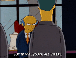 Scolding Season 3 GIF by The Simpsons