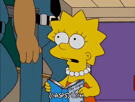 Gasping Lisa Simpson GIF by The Simpsons