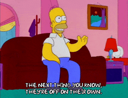 Sitting Down Season 3 GIF by The Simpsons