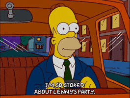 happy homer simpson GIF