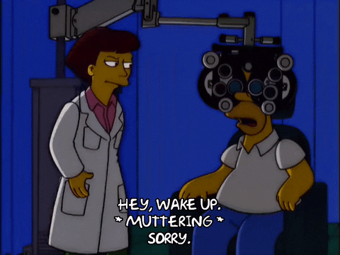 Homer Simpson Sleeping Gif Find Share On Giphy