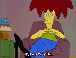 Sitting Season 3 GIF by The Simpsons