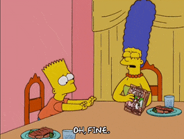bart simpson candy GIF