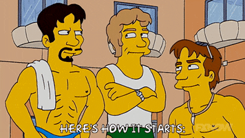 Episode 7 Gay Men GIF by The Simpsons