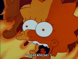 Screaming Season 2 GIF by The Simpsons