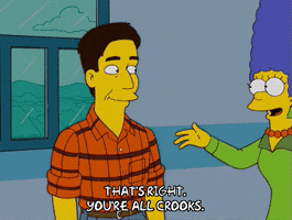marge simpson punch GIF