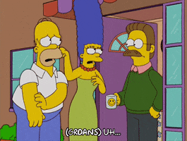 groaning homer simpson GIF
