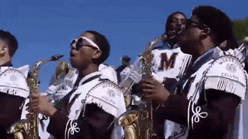 Marching Band Dancers GIF