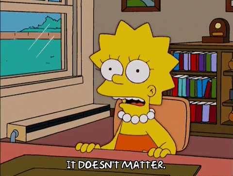 Lisa Simpson Matter Gif Find Share On Giphy