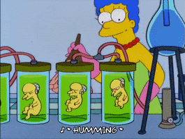 marge simpson dusting GIF