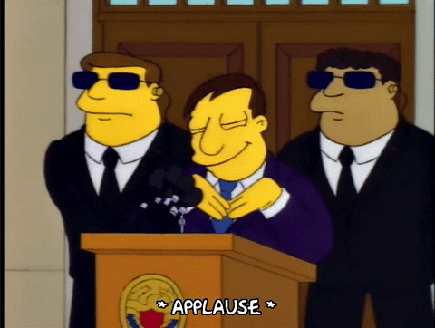 Season 4 Applause GIF by The Simpsons - Find & Share on GIPHY