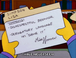 Season 3 Paper GIF by The Simpsons
