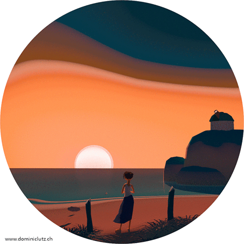 dominiclutz animation beach maya cg GIF
