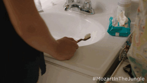 Season 3 Mirror GIF by Mozart In The Jungle - Find & Share on GIPHY
