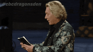 dragons den reading GIF by CBC