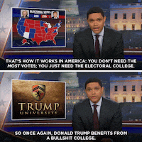 Electoral College GIF by The Daily Show with Trevor Noah