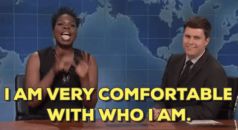 I Am Very Comfortable With Who I Am Leslie Jones GIF by Saturday Night Live - Find & Share on GIPHY