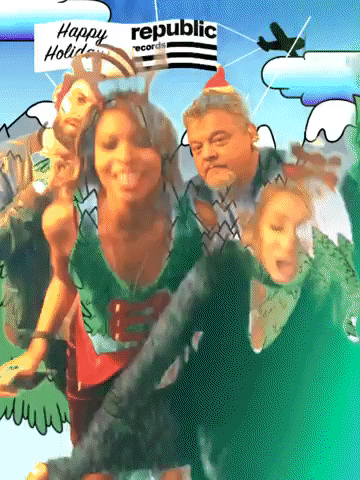 framebeta GIF by Republic Records Holiday Party GIFs