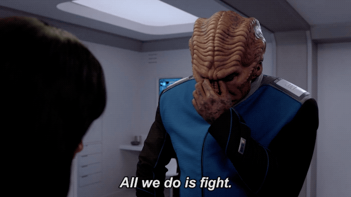 Fox Broadcasting Fighting GIF by The Orville