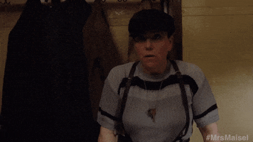 alex borstein susie GIF by The Marvelous Mrs. Maisel