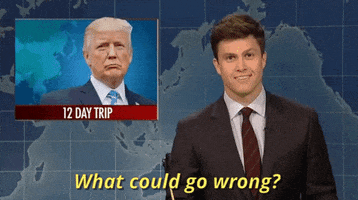 What Could Go Wrong Donald Trump GIF by Saturday Night Live