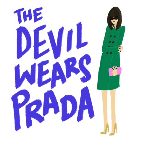 the devil wears prada fashion GIF by Denyse
