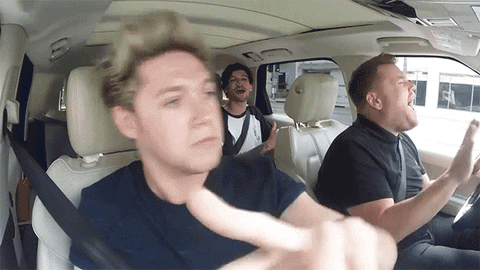 The Late Late Show with James Corden dance dancing one direction GIF