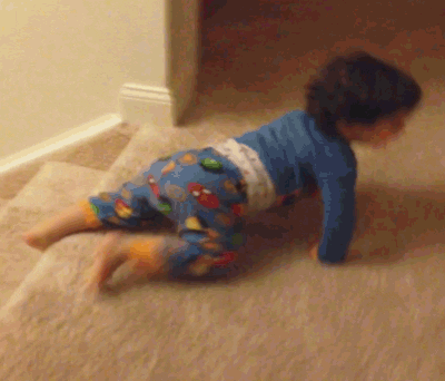 Slide Laughing GIF by America's Funniest Home Videos