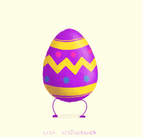 Happy Easter Eggs GIF by Lisa Vertudaches