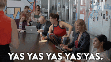 Hillary Clinton Reaction GIF by Broad City