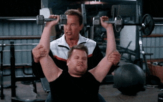 Tired Arnold Schwarzenegger GIF by The Late Late Show with James Corden
