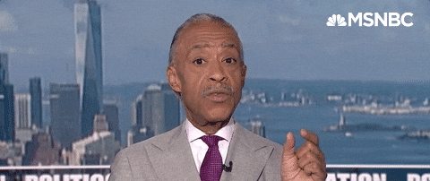 Al Sharpton Gifs Get The Best Gif On Giphy - excitedmsnbcal sharptonpoliticsnationon the brinkrev al sharpton