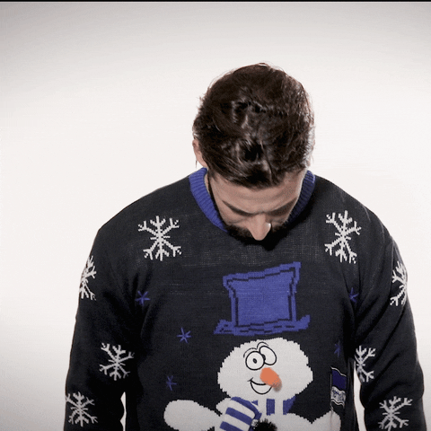 christmas ugly sweater GIF by Hertha BSC