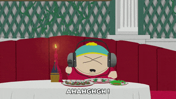 eric cartman dinner GIF by South Park 